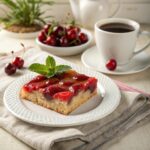 How to Make the Best Cherry Yum Yum – A Timeless Southern Favorite 6 Slice of Cherry Yum Yum dessert served on white plate