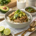 Salsa Verde Chicken Made Easy: A Flavorful Dinner Recipe You’ll Love 6 Salsa Verde Chicken served over rice