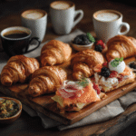 Chef shaping croissant dough for flaky Croissant Broodjes