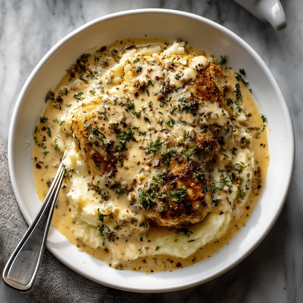 creamy ranch chicken crock pot recipe featured image