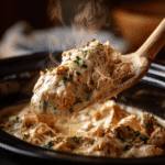 creamy ranch chicken crock pot serving