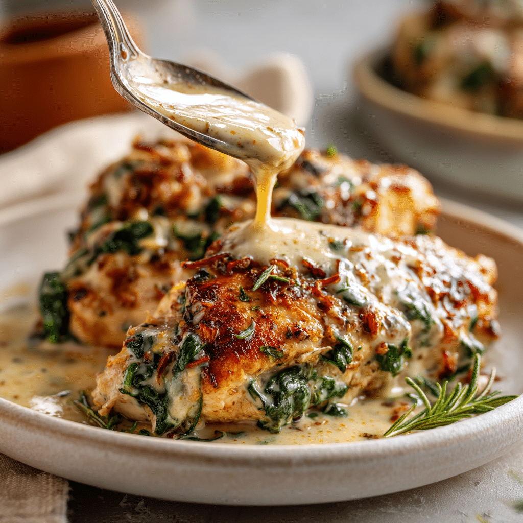 Easy Creamy Tuscan Garlic Chicken with Spinach – Better Than Takeout! 4 Creamy Tuscan Garlic Chicken With Spinach in skillet