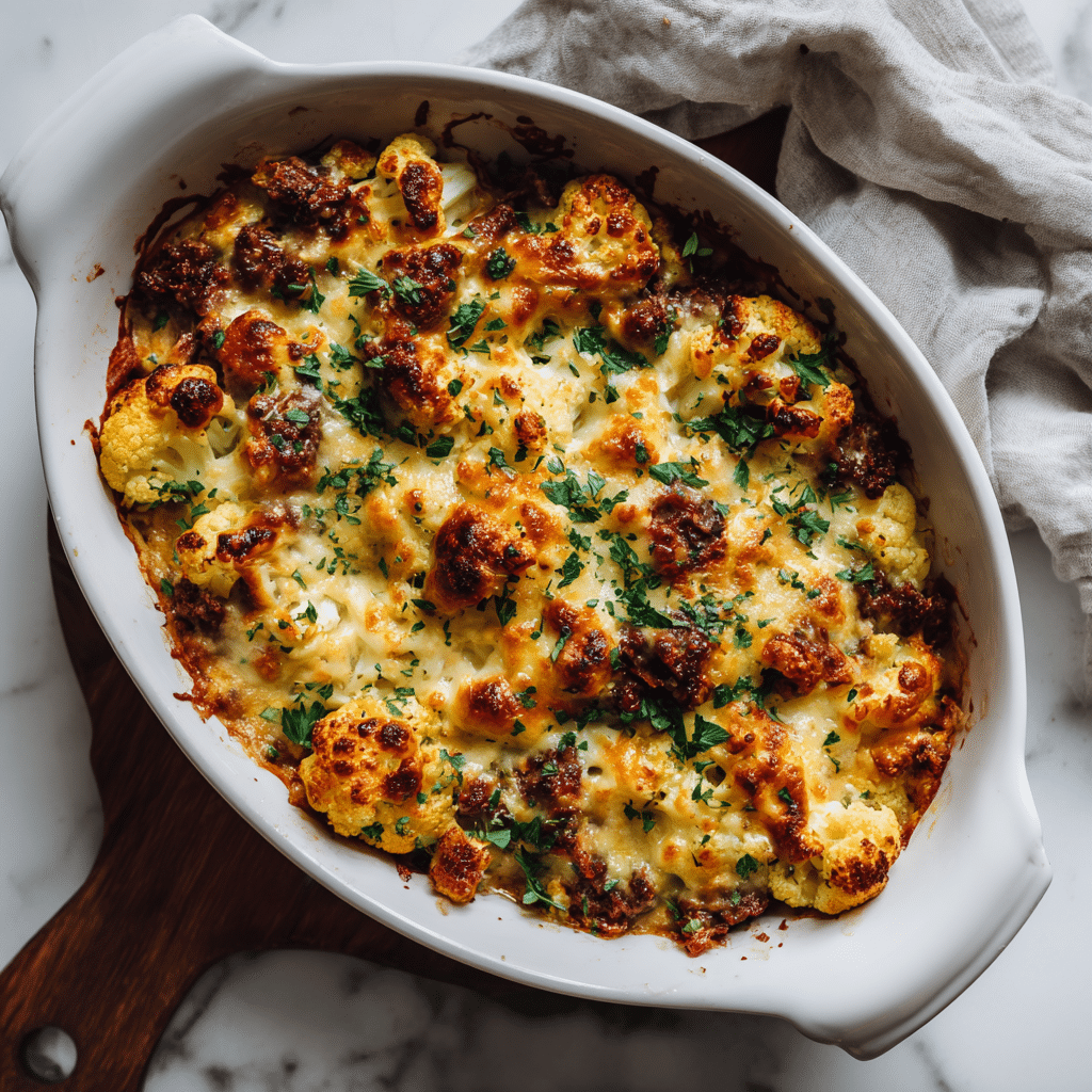 Creamy Keto Beef and Cauliflower Casserole: The Ultimate Low-Carb Comfort Dish 4 featured keto beef and cauliflower casserole