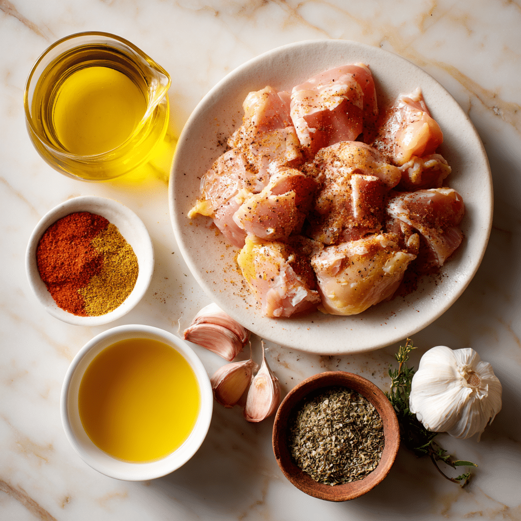 Dishfeast air fryer chicken kabobs ingredients