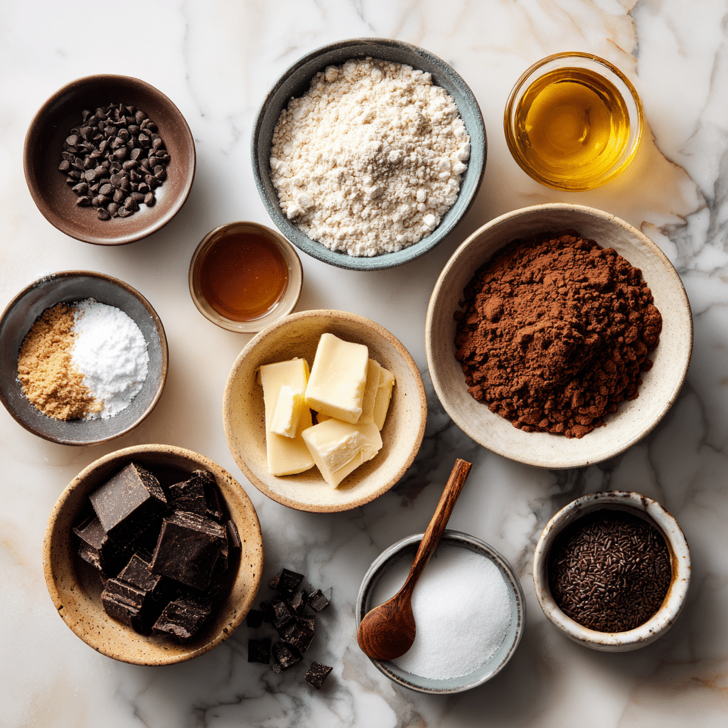 Fudgy Chocolate Brookie Bars – The Best Soft Brownie Recipe 9 Dishfeast brookie bars ingredients