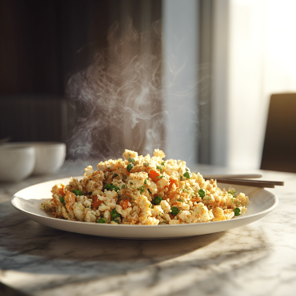 One-Pan Cauliflower Fried “Rice” 5 crispy cauliflower fried rice recipe