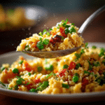 One-Pan Cauliflower Fried “Rice” 6 serving cauliflower fried rice crispy style