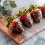 Dishfeast chocolate strawberries serving