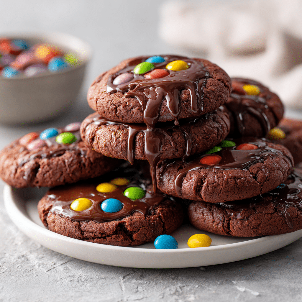 COSMIC BROWNIE COOKIES RECIPE 5 Dishfeast cosmic brownie cookies featured