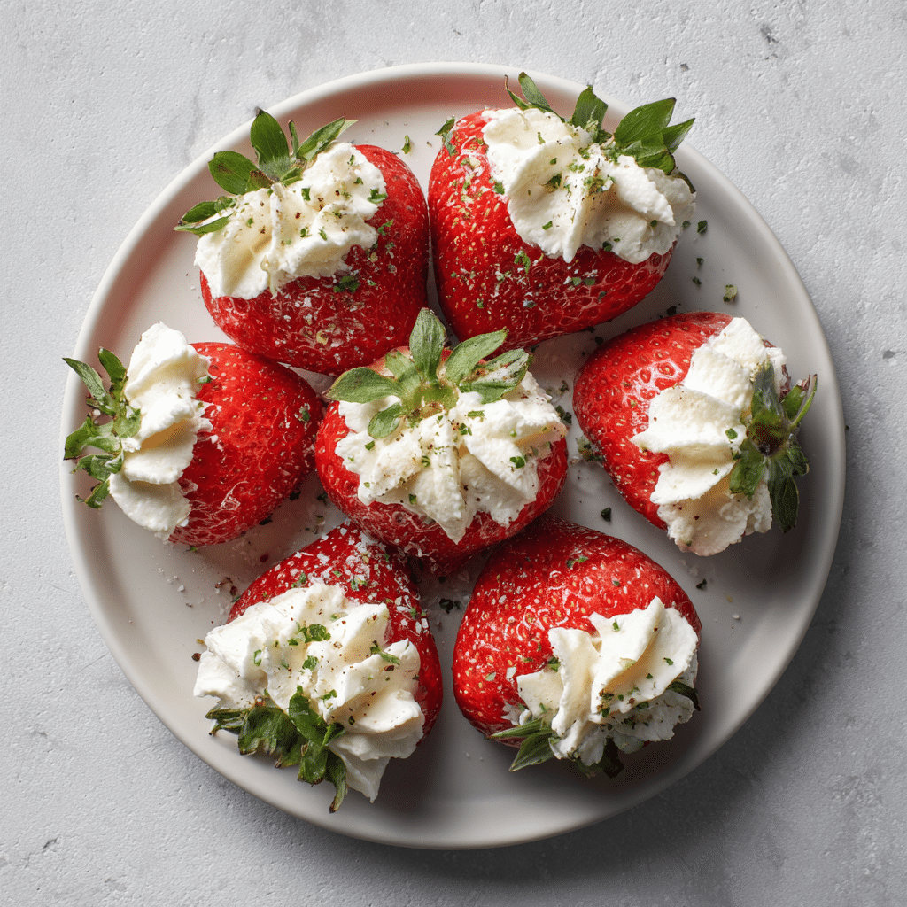 Dishfeast deviled strawberries featured