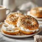 Fluffy & Healthy Greek Yogurt Bagels Recipe - Easy Homemade Low-Calorie Breakfast 6 Dishfeast greek yogurt bagels serving