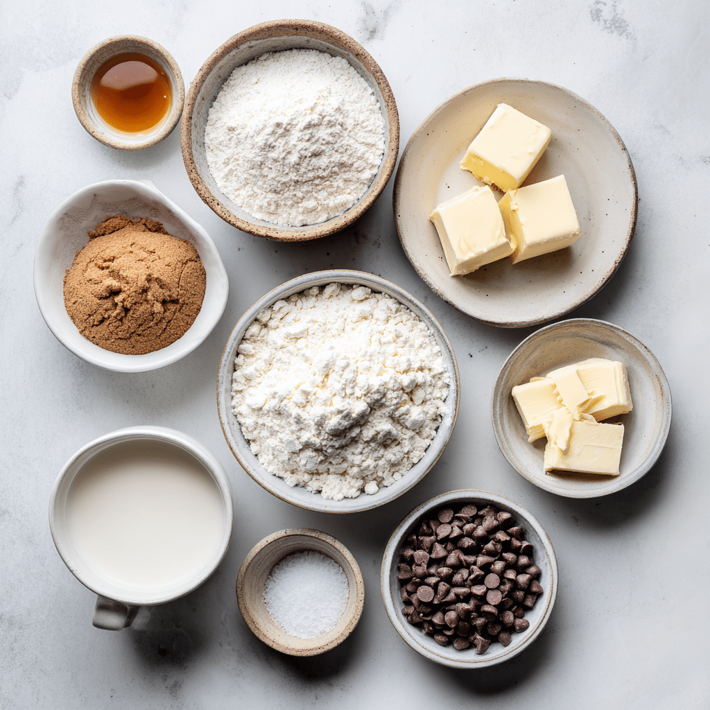 Dishfeast ingredients edible cookie dough for one