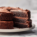 Dishfeast matildas chocolate cake serving slice