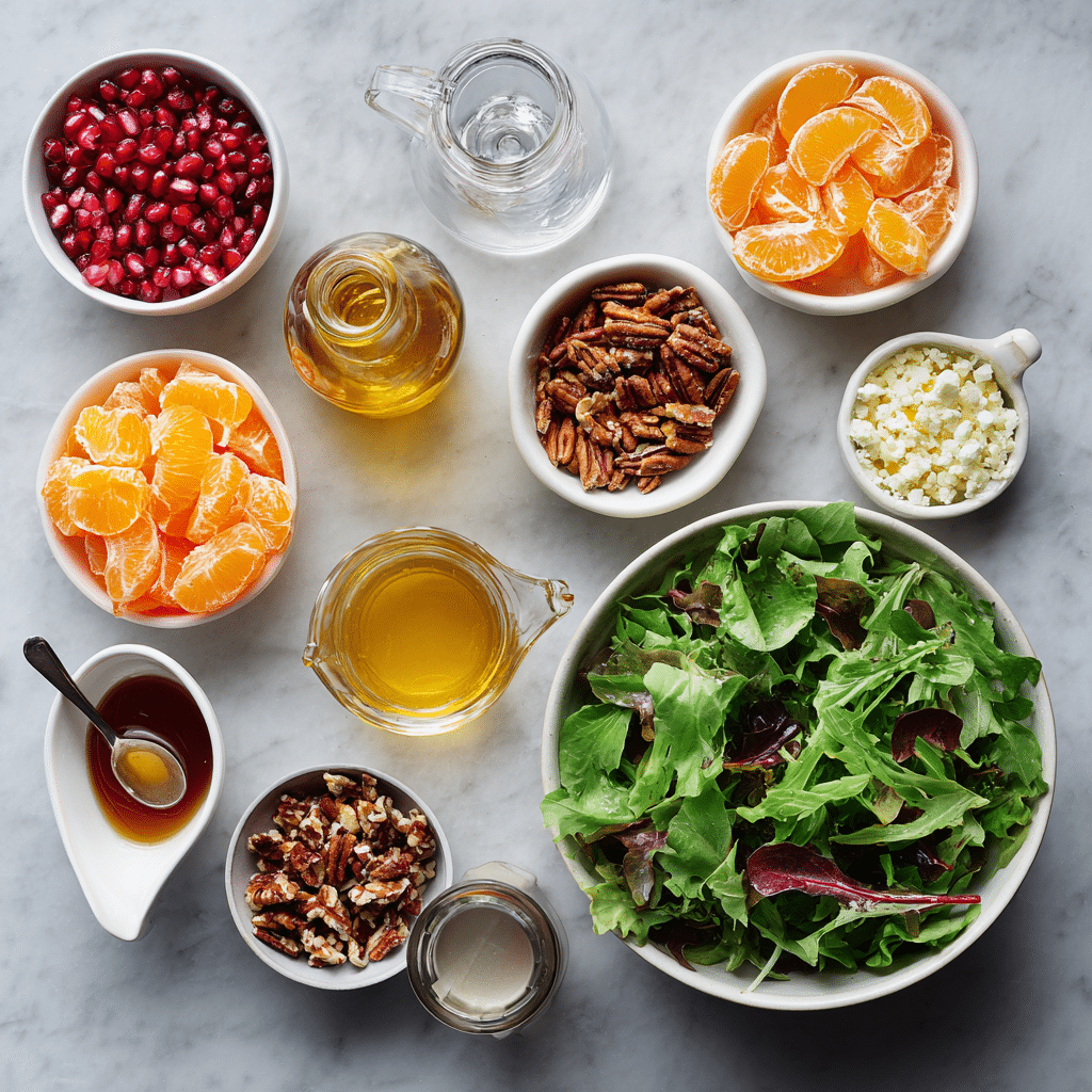 Dishfeast Fresh ingredients for this easy winter salad