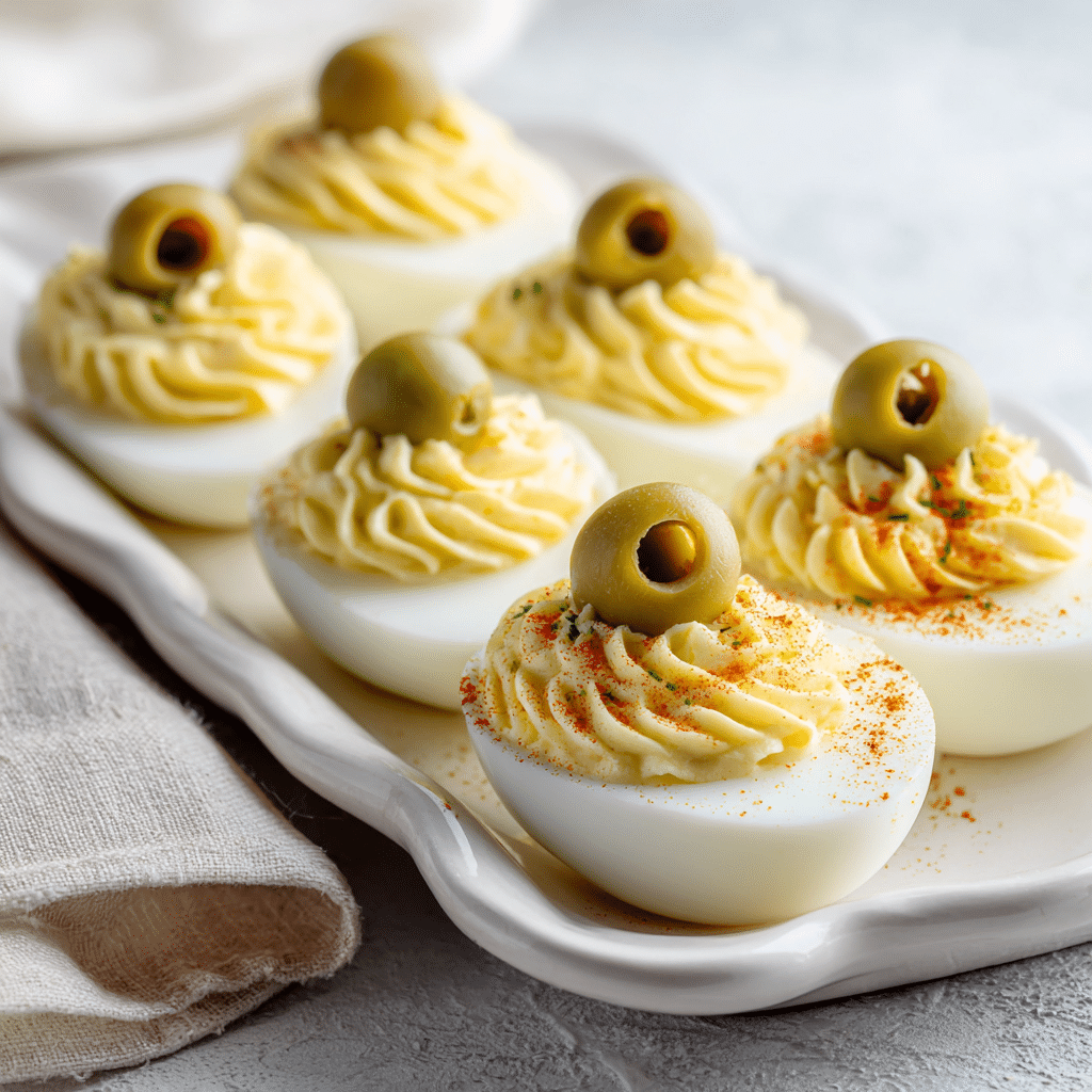 Dishfeast Million dollar deviled eggs FEATURED