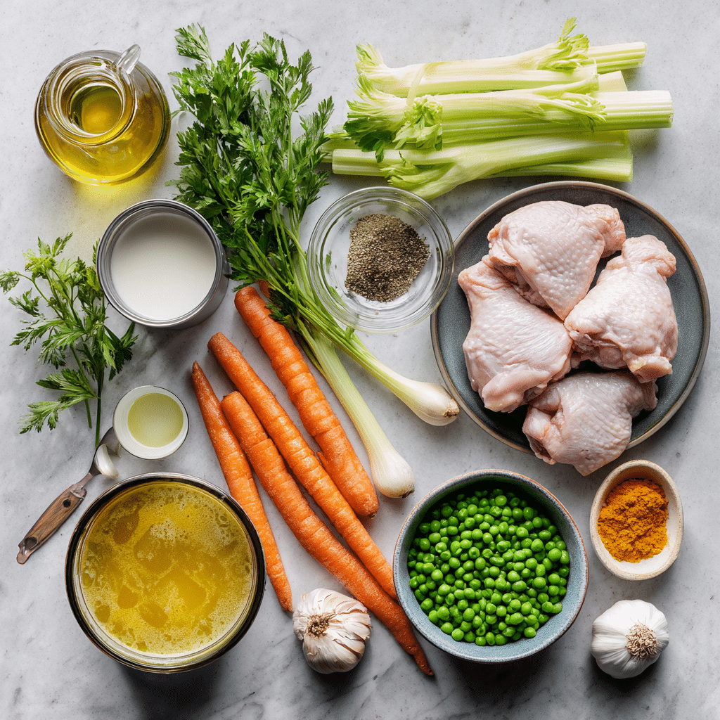 Anti Inflammatory Turmeric Chicken Soup for Gut Health and Comfort 5 Dishfeast anti inflammatory chicken soup Ingredients