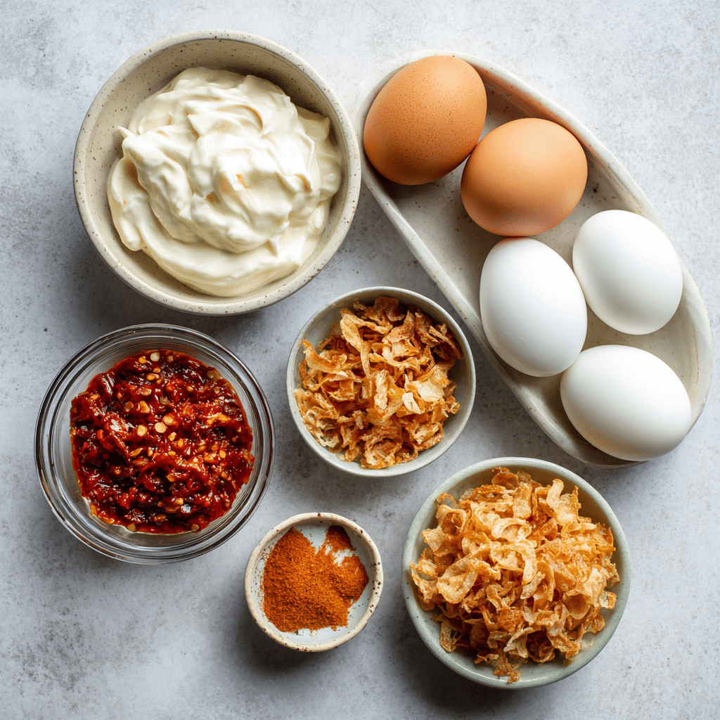 Dishfeast asian deviled eggs ingredients