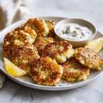 Dishfeast basic cauliflower fritters featured