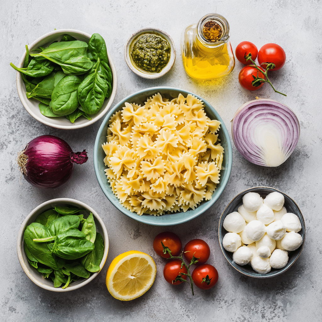 Dishfeast bow tie pasta salad ingredients