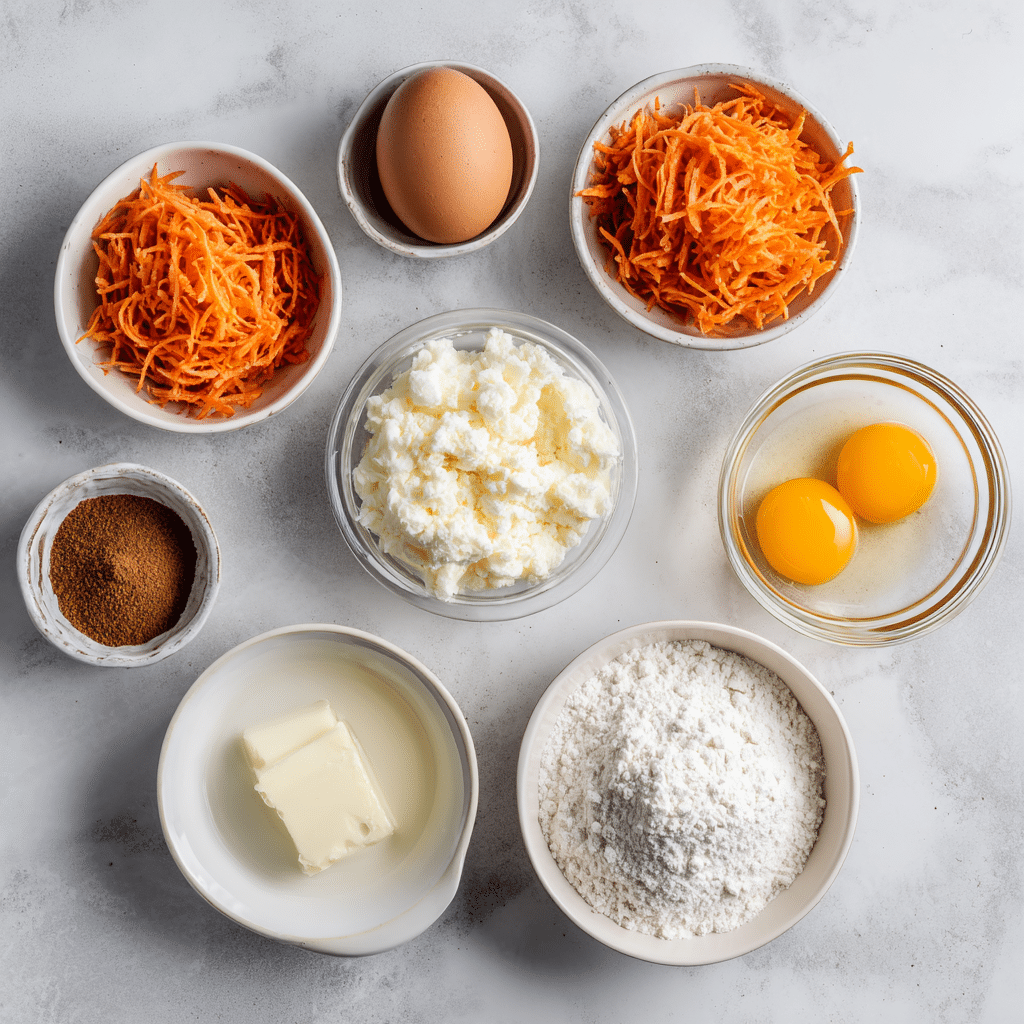 Dishfeast carrot cake cheesecake bars ingredients