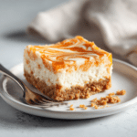 Dishfeast carrot cake cheesecake bars serving