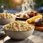 Dishfeast creamy macaroni salad Serving