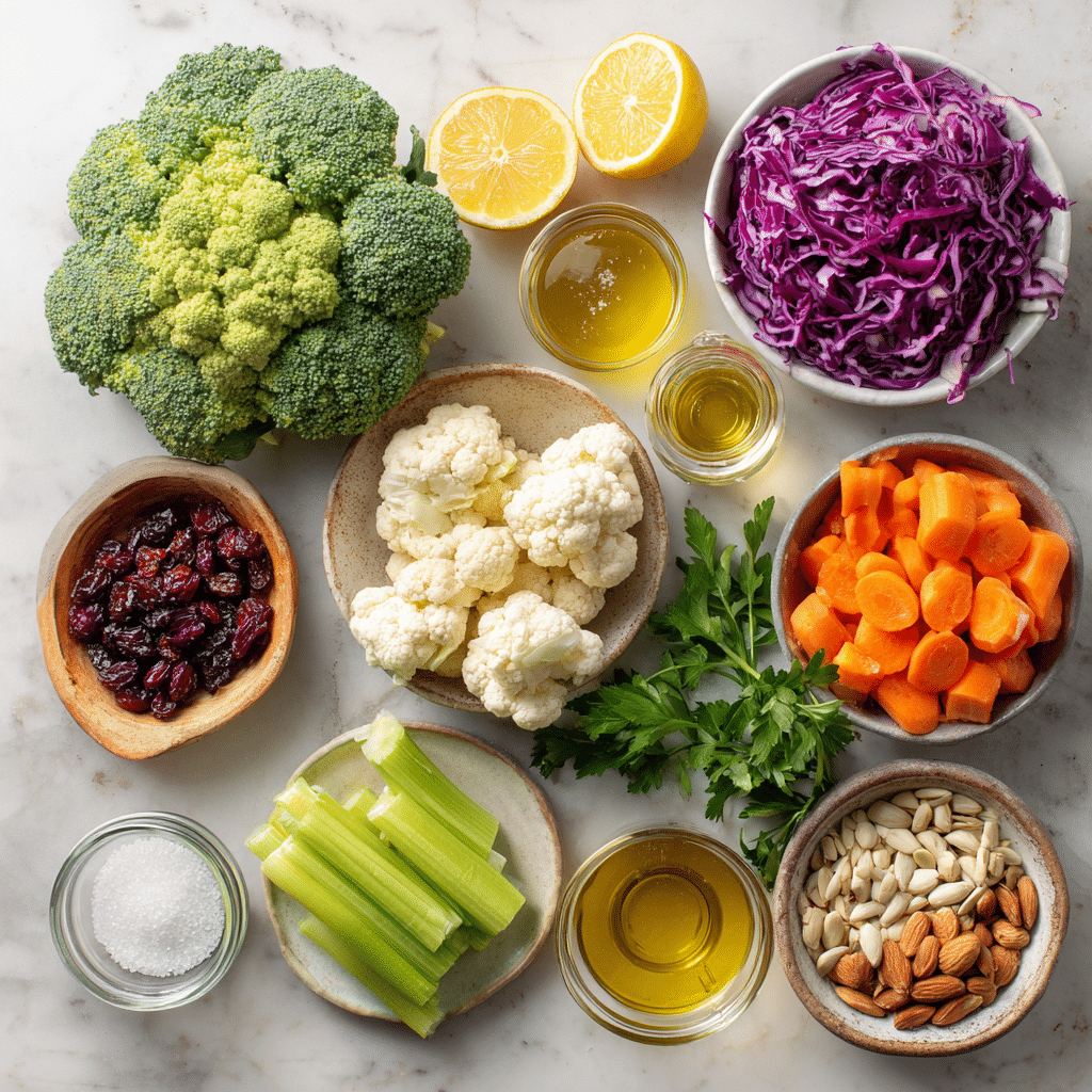 Dishfeast crunchy detox salad ingredients