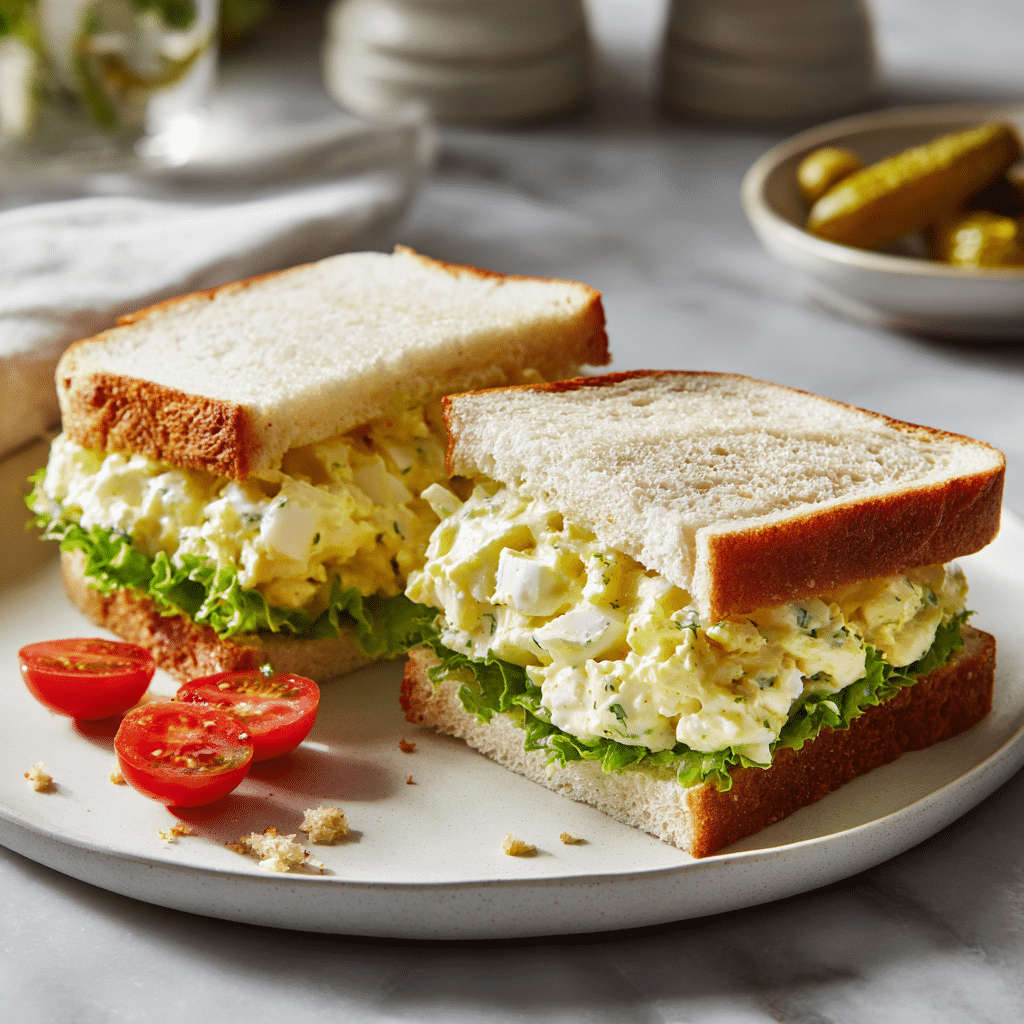Dishfeast egg salad sandwiches Featured