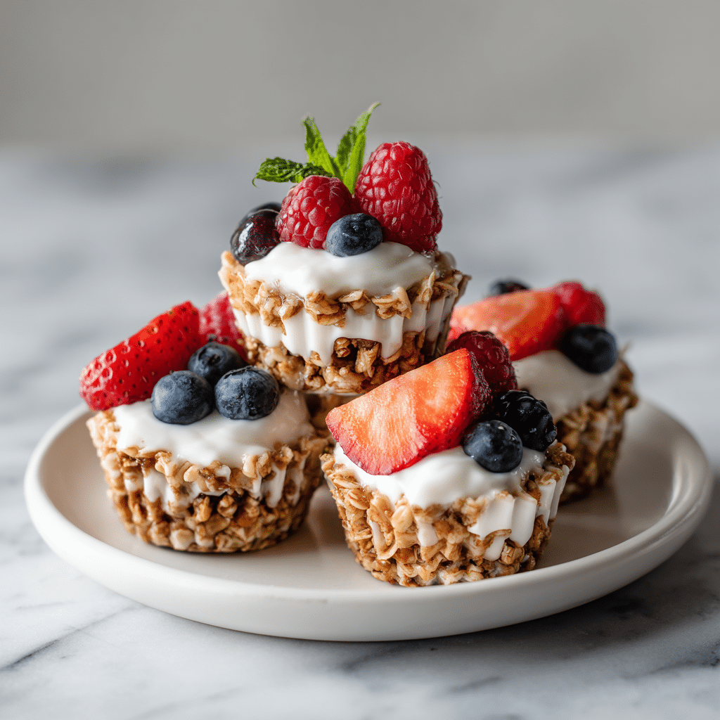 Dishfeast frozen yogurt granola cups featured