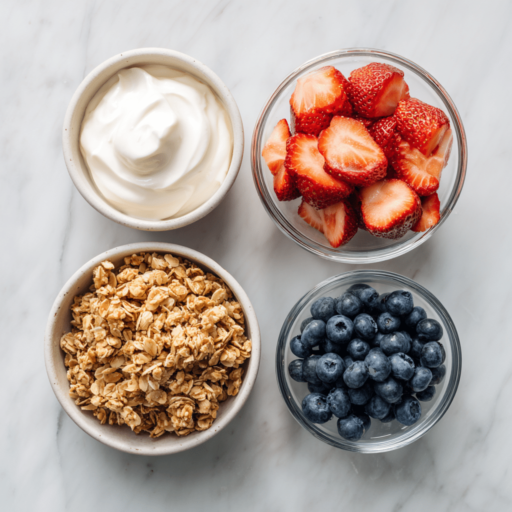 Dishfeast frozen yogurt granola cups ingredients