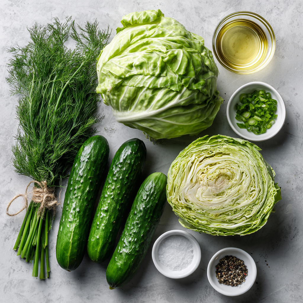 Green Cabbage Cucumber Salad: A Refreshing Cabbage Cucumber Salad Recipe 7 Dishfeast green cabbage cucumber salad ingredients