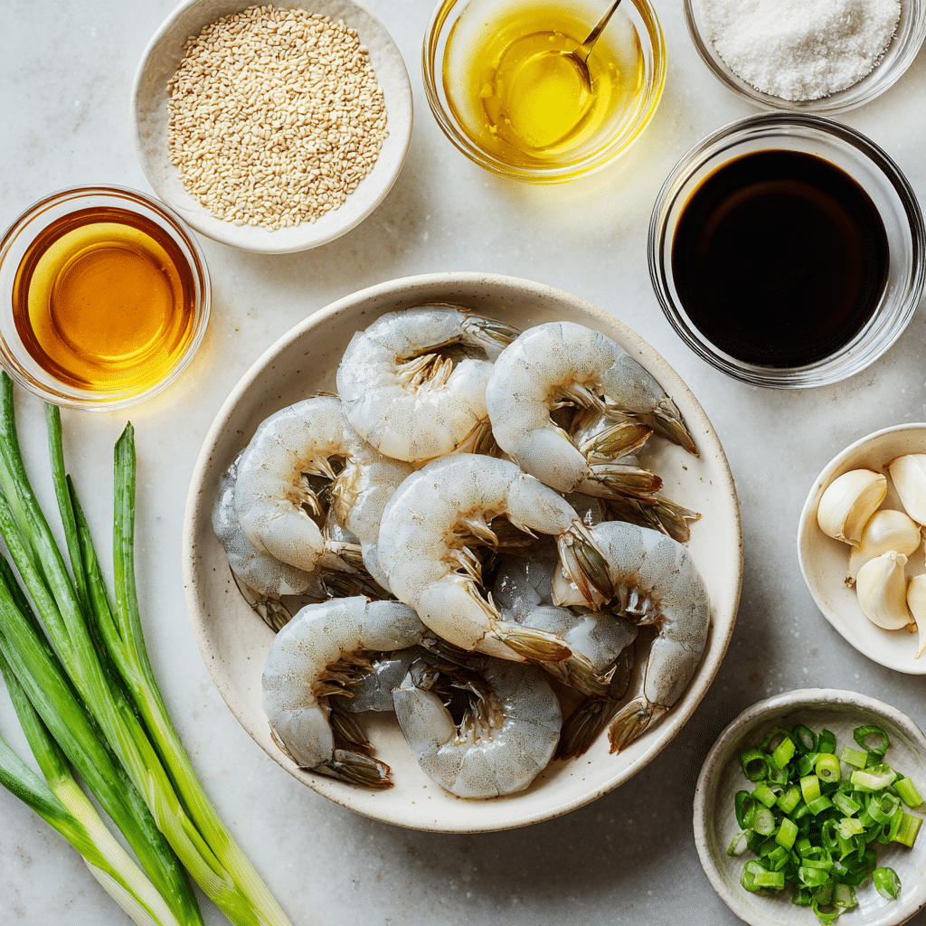 Dishfeast high protein honey garlic shrimp ingredients