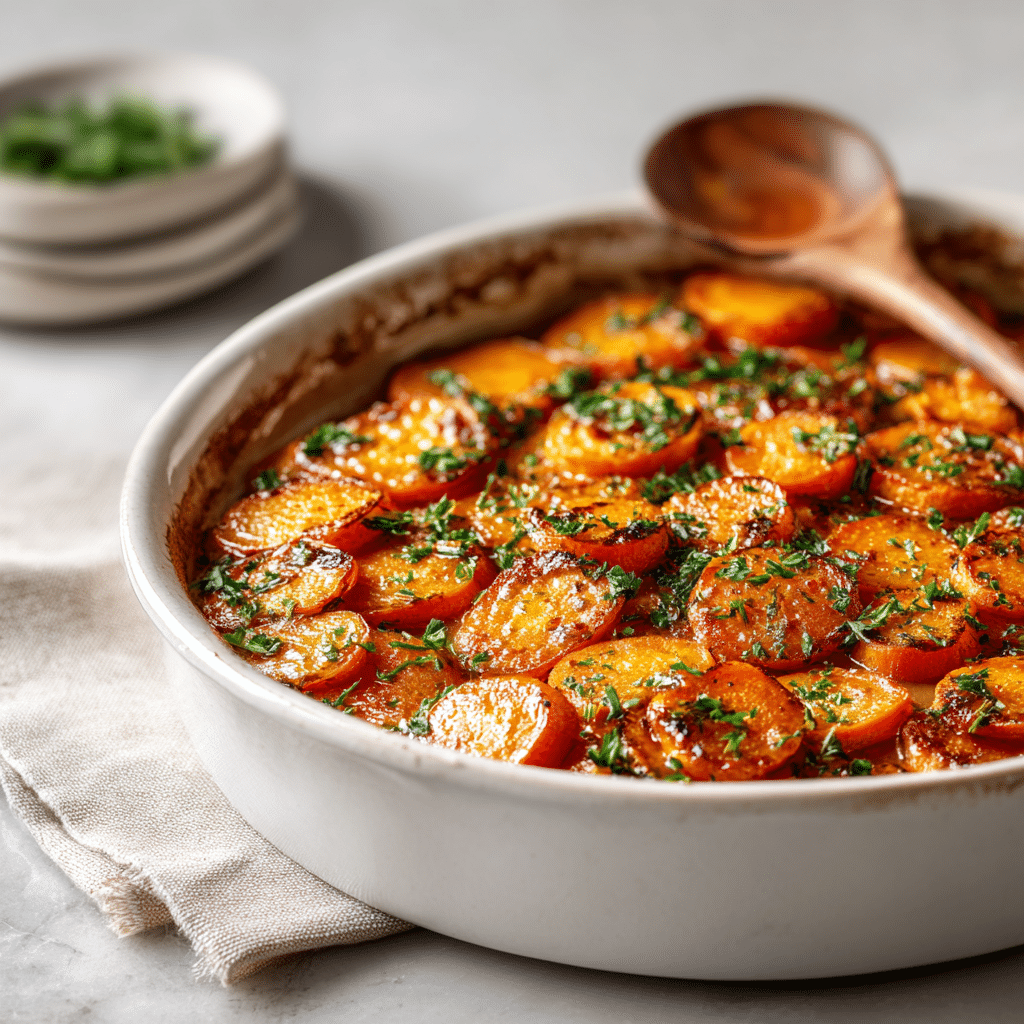 Honey Garlic Roasted Carrots – Sweet, Buttery & Irresistible Easter Side Dish 5 Dishfeast honey garlic roasted carrots Featured