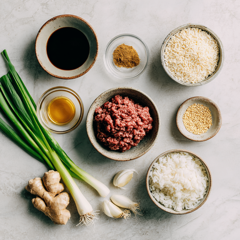 Dishfeast korean ground beef bowl ingredients