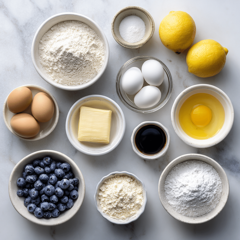 Dishfeast lemon blueberry cookies ingredients