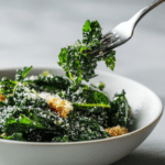 Dishfeast lemon parm kale salad serving