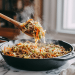 Dishfeast low carb egg roll in a bowl serving