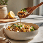 Dishfeast serving jennifer aniston salad quinoa