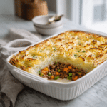 Dishfeast shepherds pie recipe layered casserole Featured