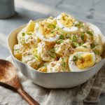 Southern Potato Salad for Potluck: Classic Soul Food Mustard Recipe 3 Dishfeast southern potato salad featured