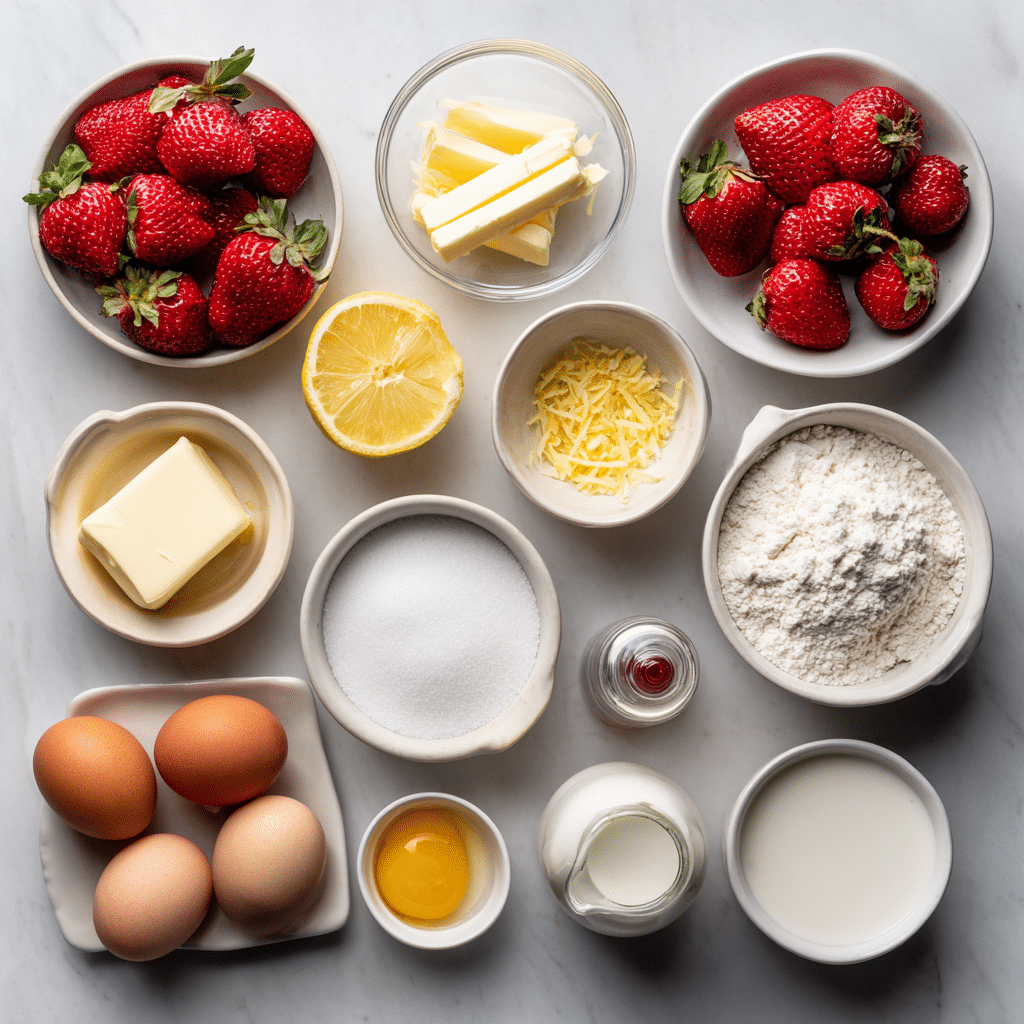 Dishfeast strawberry lemonade cupcakes ingredients