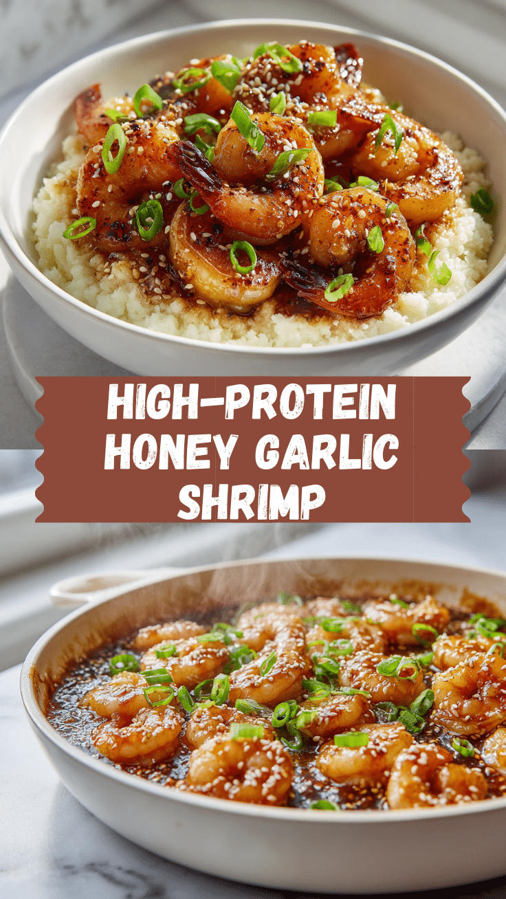 High-Protein Honey Garlic Shrimp: Easy Healthy Shrimp Dinner Recipe 6 Dishfeast Pin 30