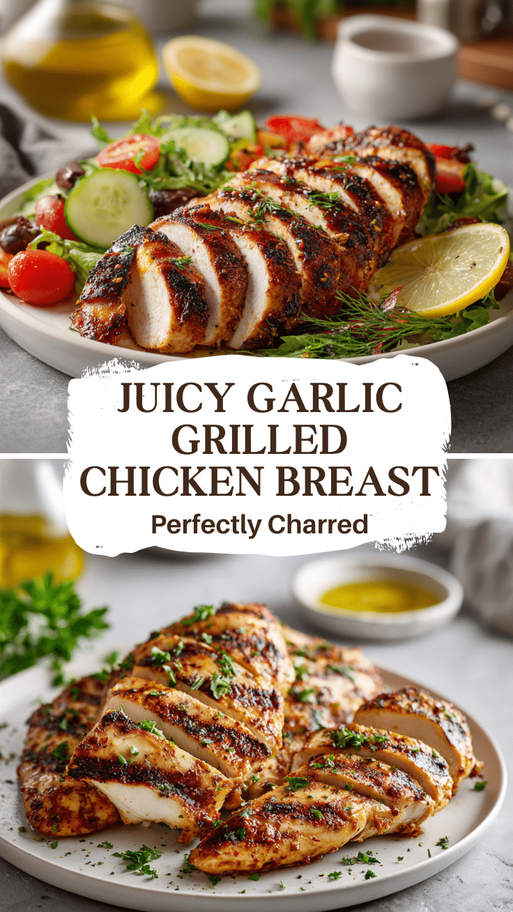 Juicy Grilled Chicken Recipe in 20 Minutes – Perfectly Charred Chicken Breast 6 Dishfeast Pin 35
