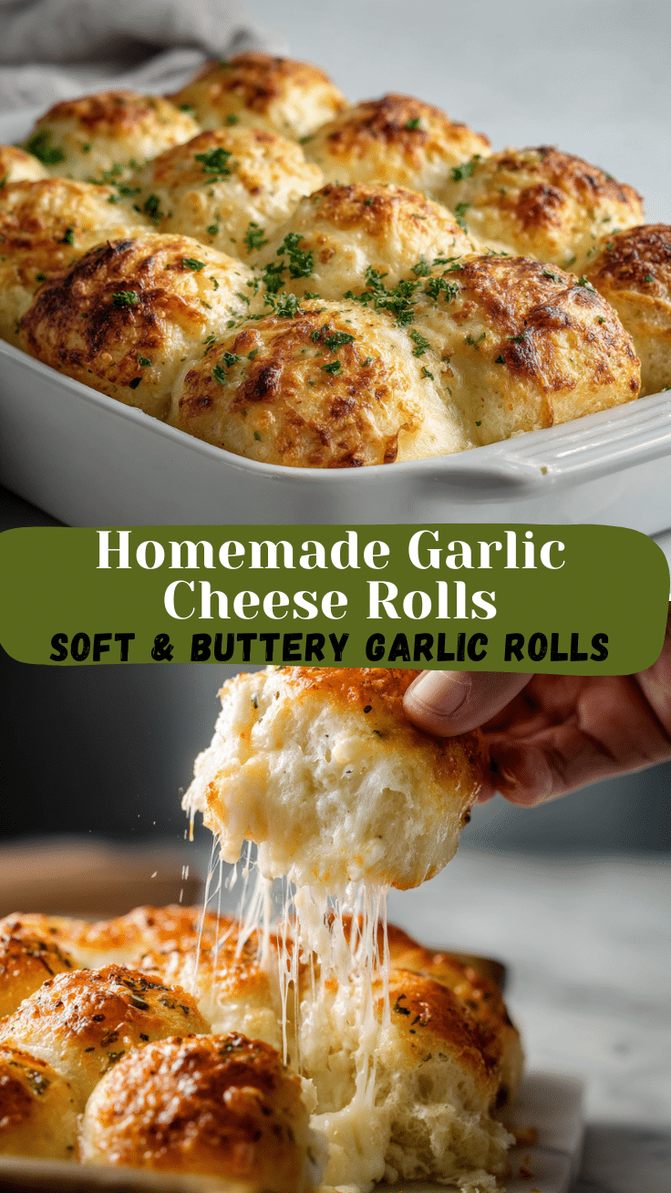 Amazing Cheesy Garlic Rolls Recipe – Easy Homemade Garlic Bread Rolls (Oven) 6 Dishfeast Pin 50
