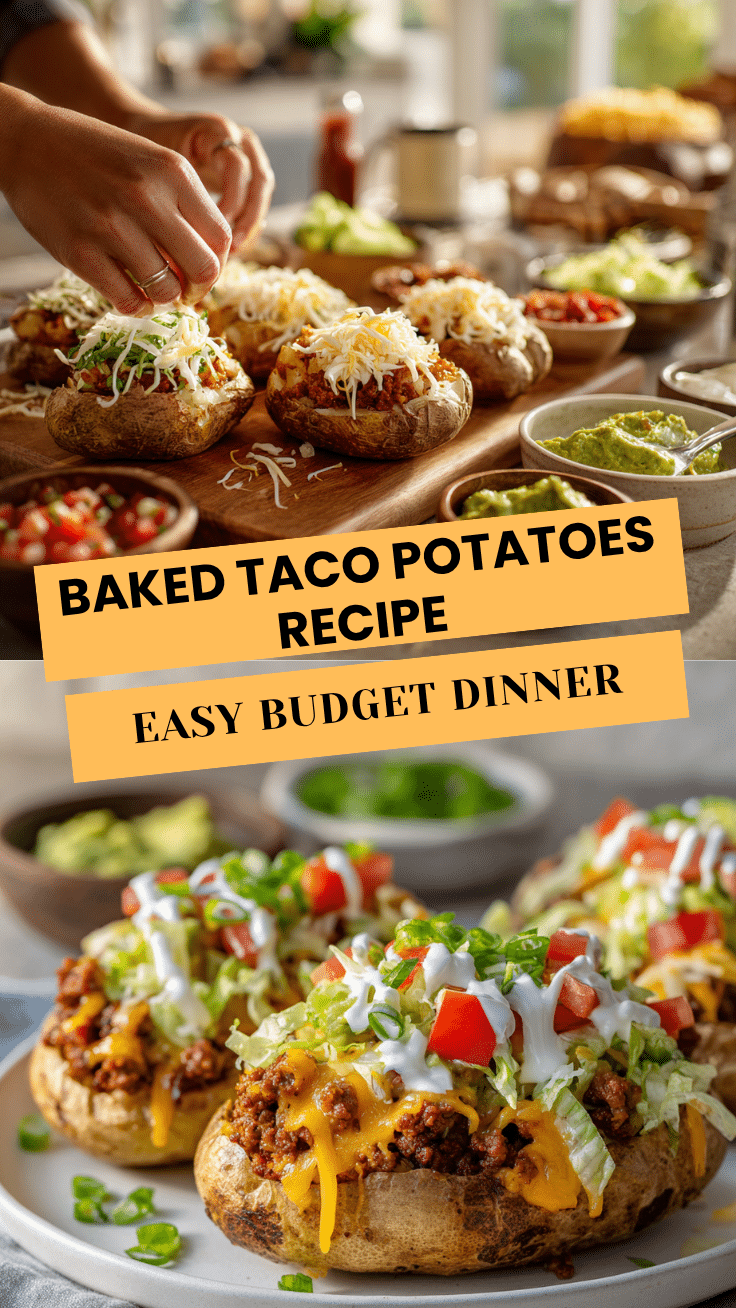 Taco Potatoes Recipe: Easy and Flavorful Dinner Idea 6 Dishfeast Pin 73