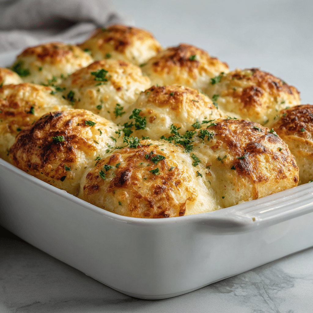 Dishfeast cheesy garlic rolls featured
