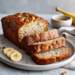 Dishfeast cottage cheese banana bread featured