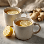 Dishfeast ginger lemon tea serving