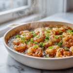 High-Protein Honey Garlic Shrimp: Easy Healthy Shrimp Dinner Recipe 9 Dishfeast honey garlic shrimp featured