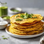 Dishfeast masoor dal chilla featured